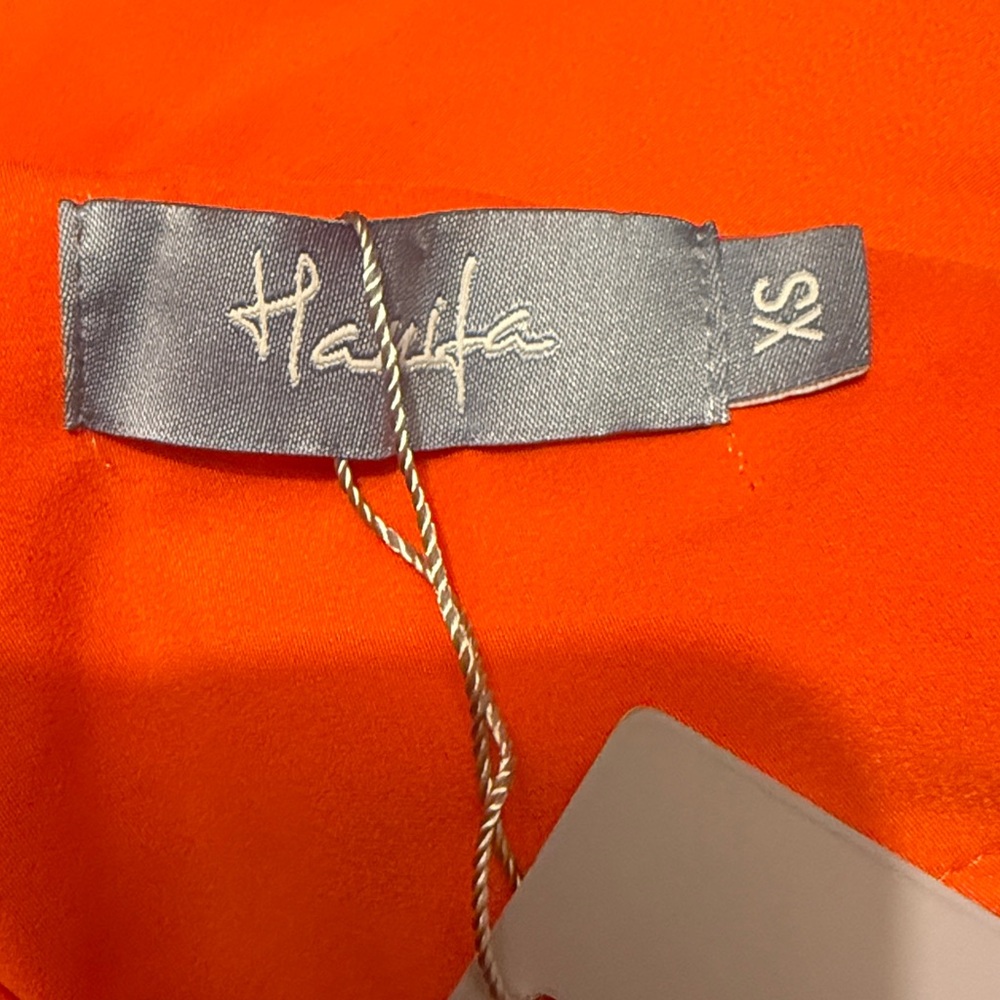 Hanifa One-Shoulder Orange Top - Picture 8 of 8